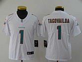 Youth Nike Dolphins 1 Tua Tagovailoa White 2020 NFL Draft First Round Pick Vapor Untouchable Limited Jersey,baseball caps,new era cap wholesale,wholesale hats